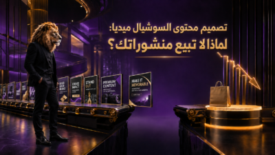 تصميم محتوى السوشيال ميديا: لماذا لا تبيع منشوراتك؟