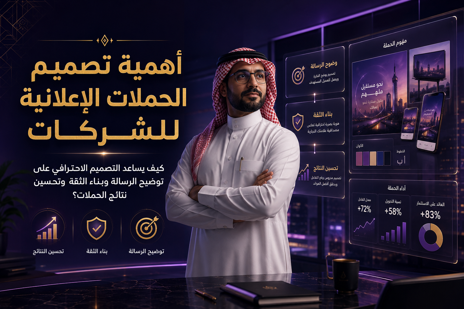 تصميم الحملات الإعلانية للشركات في السعودية